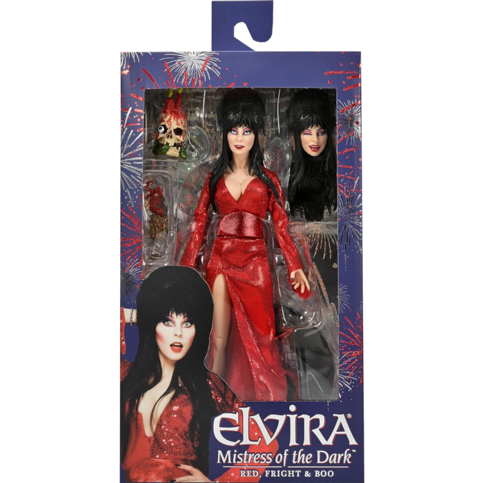 Elvira: Mistress of the Dark - Elvira (Red, Fright, and Boo Version) 8” Action Figure