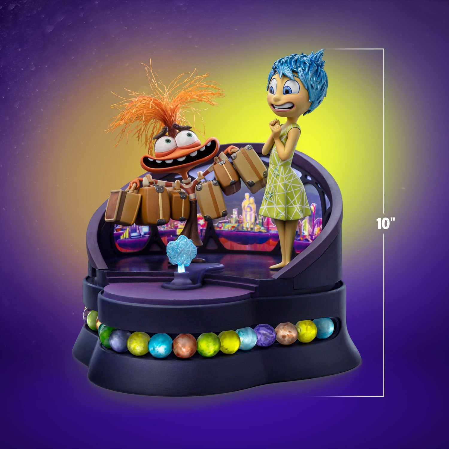 Inside Out 2 - Joy & Anxiety Deluxe 1/10 Statue by Iron Studios