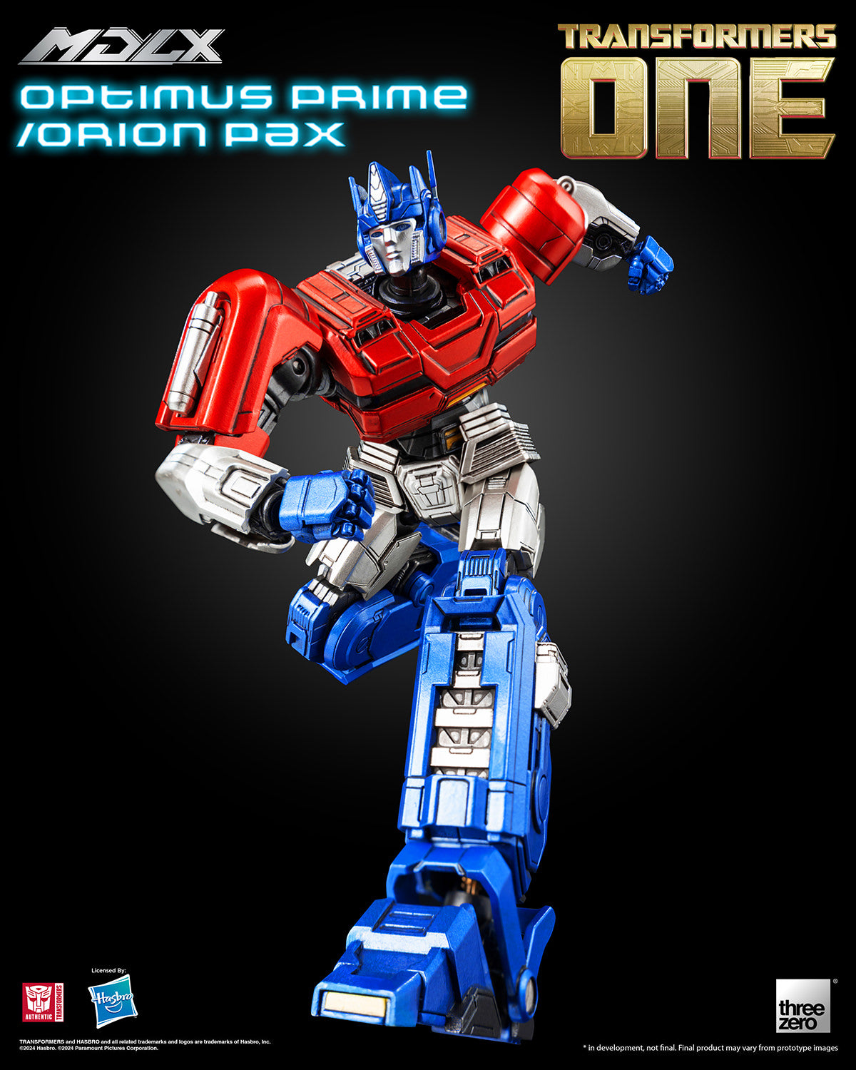 Transformers One Optimus Prime/Orion Pax MDLX Action Figure By Threezero