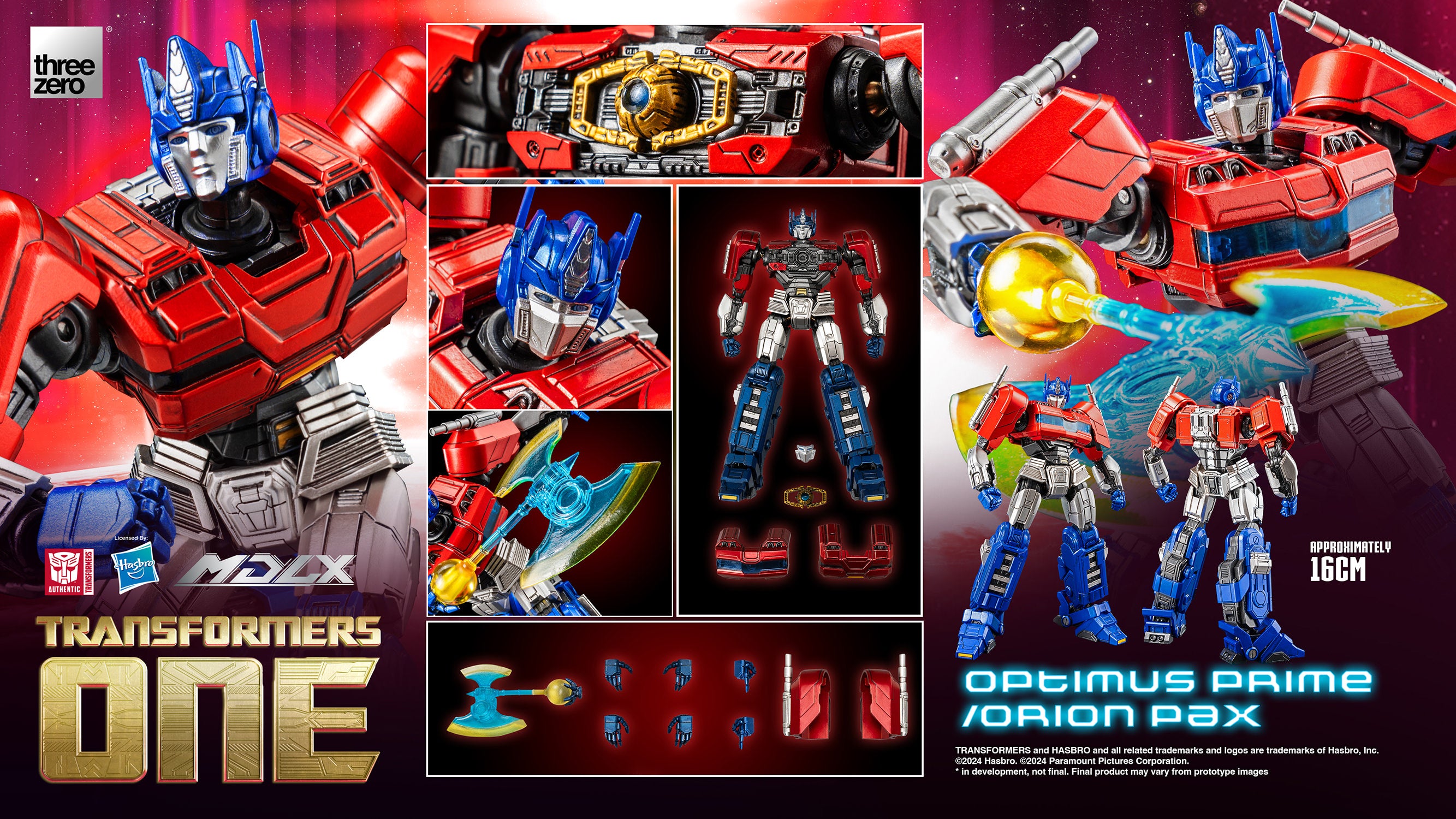 Transformers One Optimus Prime/Orion Pax MDLX Action Figure By Threezero