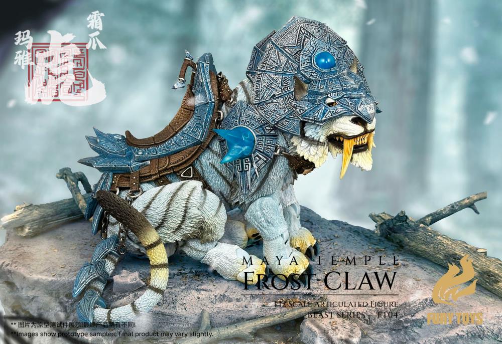 Beast Series Maya Temple Frost Claw White Tiger (Deluxe Ver.) Action Figure by Fury Toys