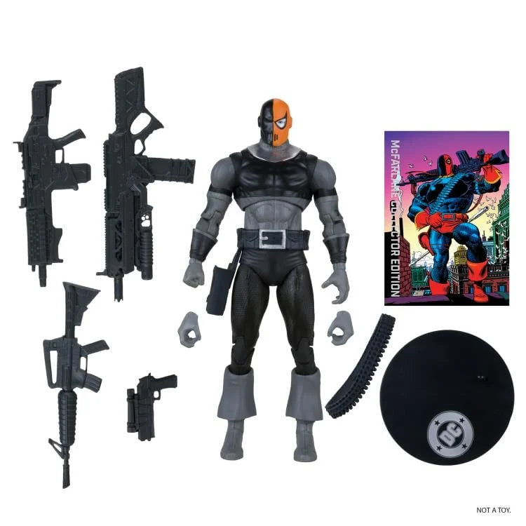 Deathstroke (Deathstroke The Terminator) McFarlane Collector Edition Platinum (Chase) Action Figure