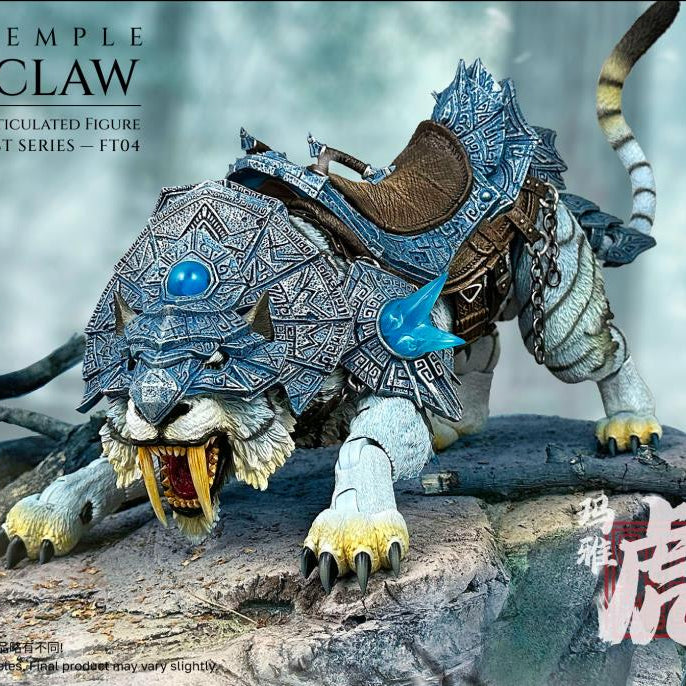 Beast Series Maya Temple Frost Claw White Tiger (Deluxe Ver.) Action Figure by Fury Toys