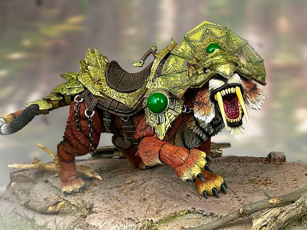 Beast Series Maya Temple Ember Fang Red Tiger (Deluxe Ver.) Action Figure By Fury Toys