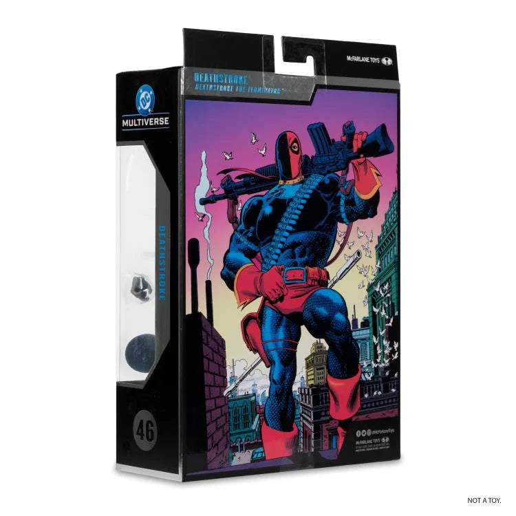 Deathstroke (Deathstroke The Terminator) McFarlane Collector Edition Platinum (Chase) Action Figure