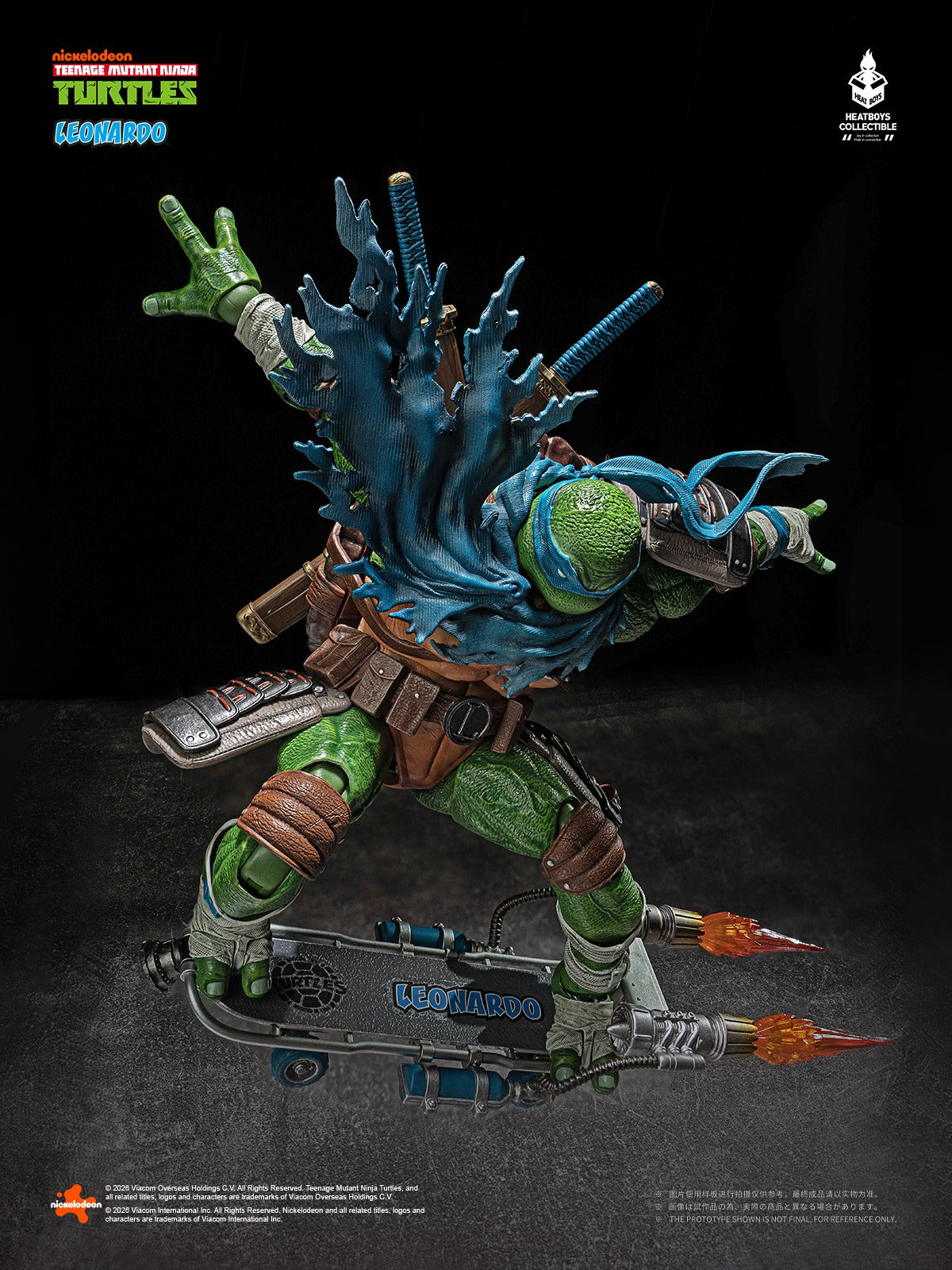Teenage Mutant Ninja Turtles HB0103 Leonardo (Deluxe Ver.) Action Figure (With Bonus) BY HEATBOYS