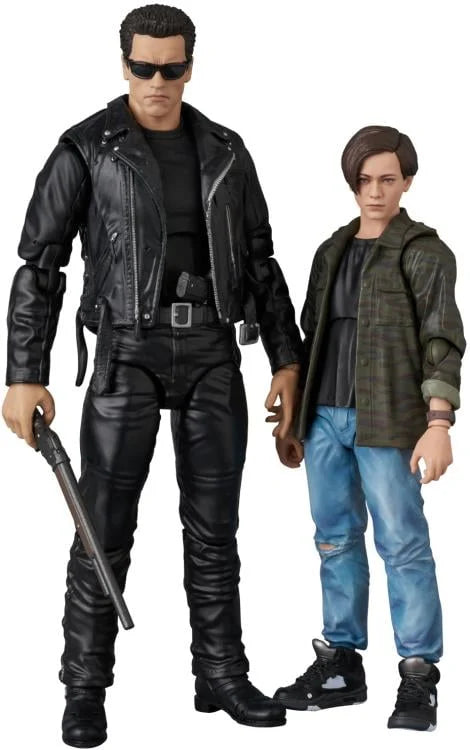 Terminator 2: Judgment Day MAFEX No.280 T-800 (T2 Ver.) and John Connor Action Figure Two-Pack