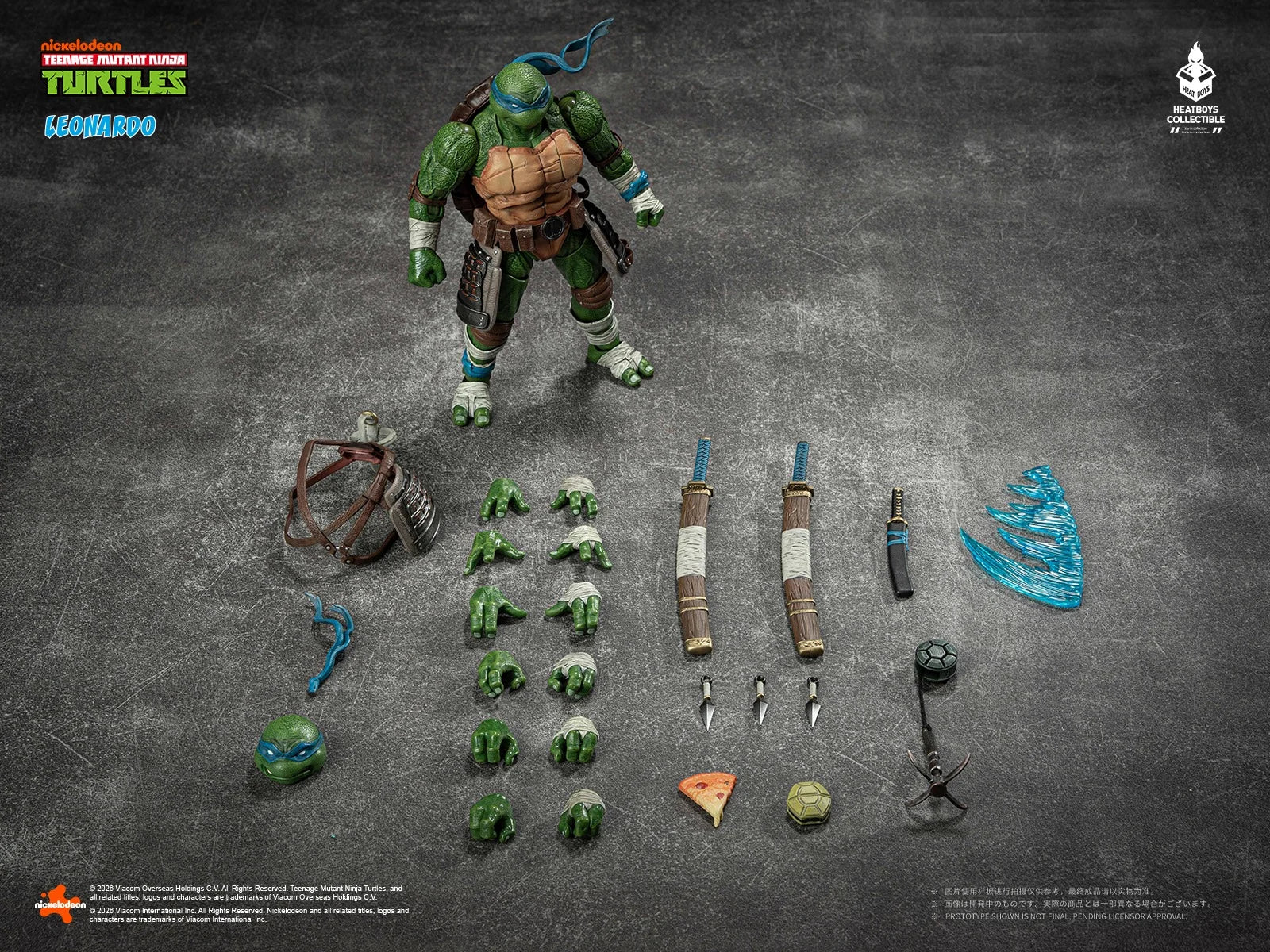 Teenage Mutant Ninja Turtles HB0103 Leonardo (Standard Ver.) Action Figure by HEATBOYS