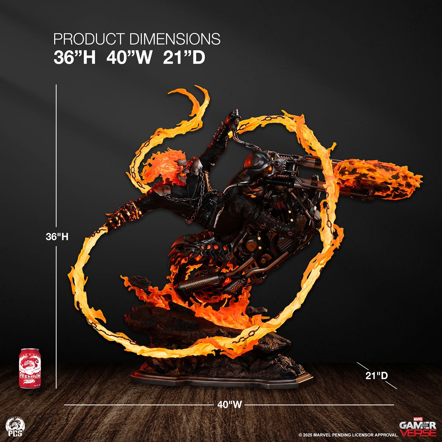 Ghost Rider 1:3 Scale Statue by PCS