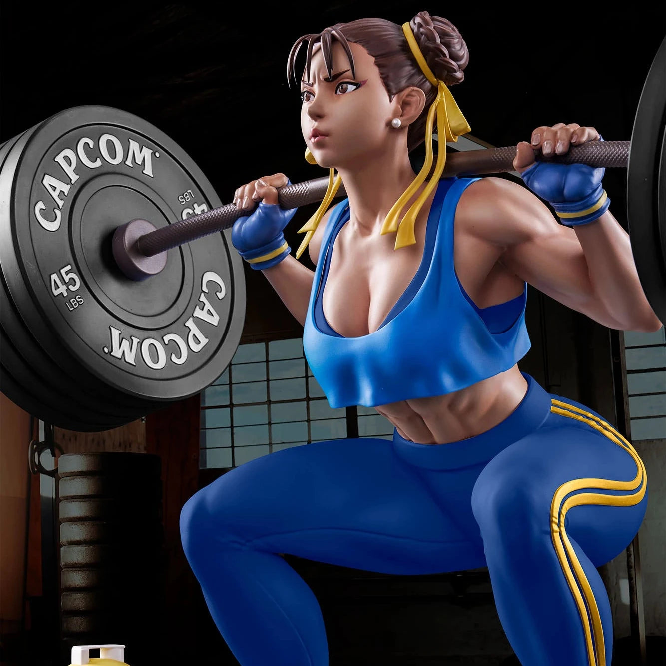 Chun-Li: Powerlifting (Alpha Edition) Quarter Scale Statue