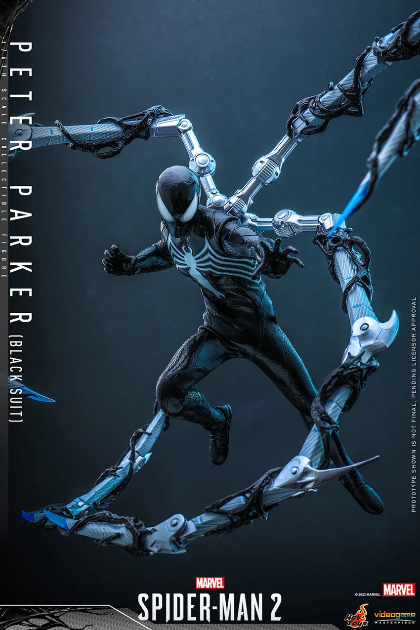 PETER PARKER (BLACK SUIT) Sixth Scale Figure By Hot Toys