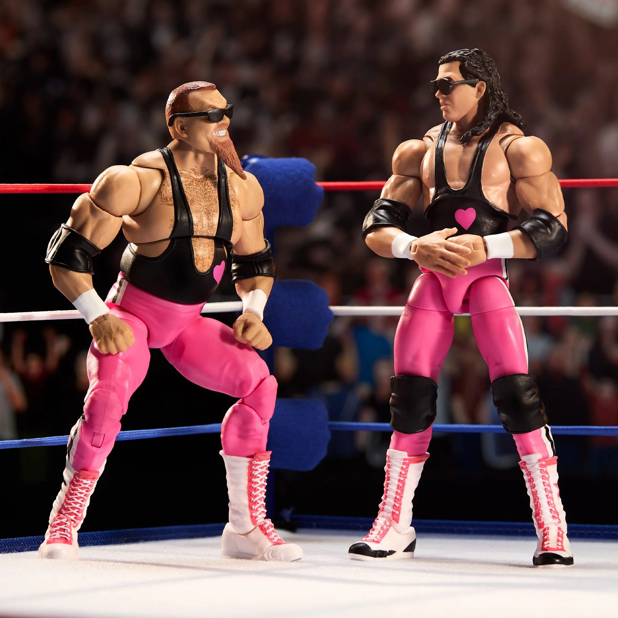 Hart Foundation Ultimate Edition 2 Pack Action Figure