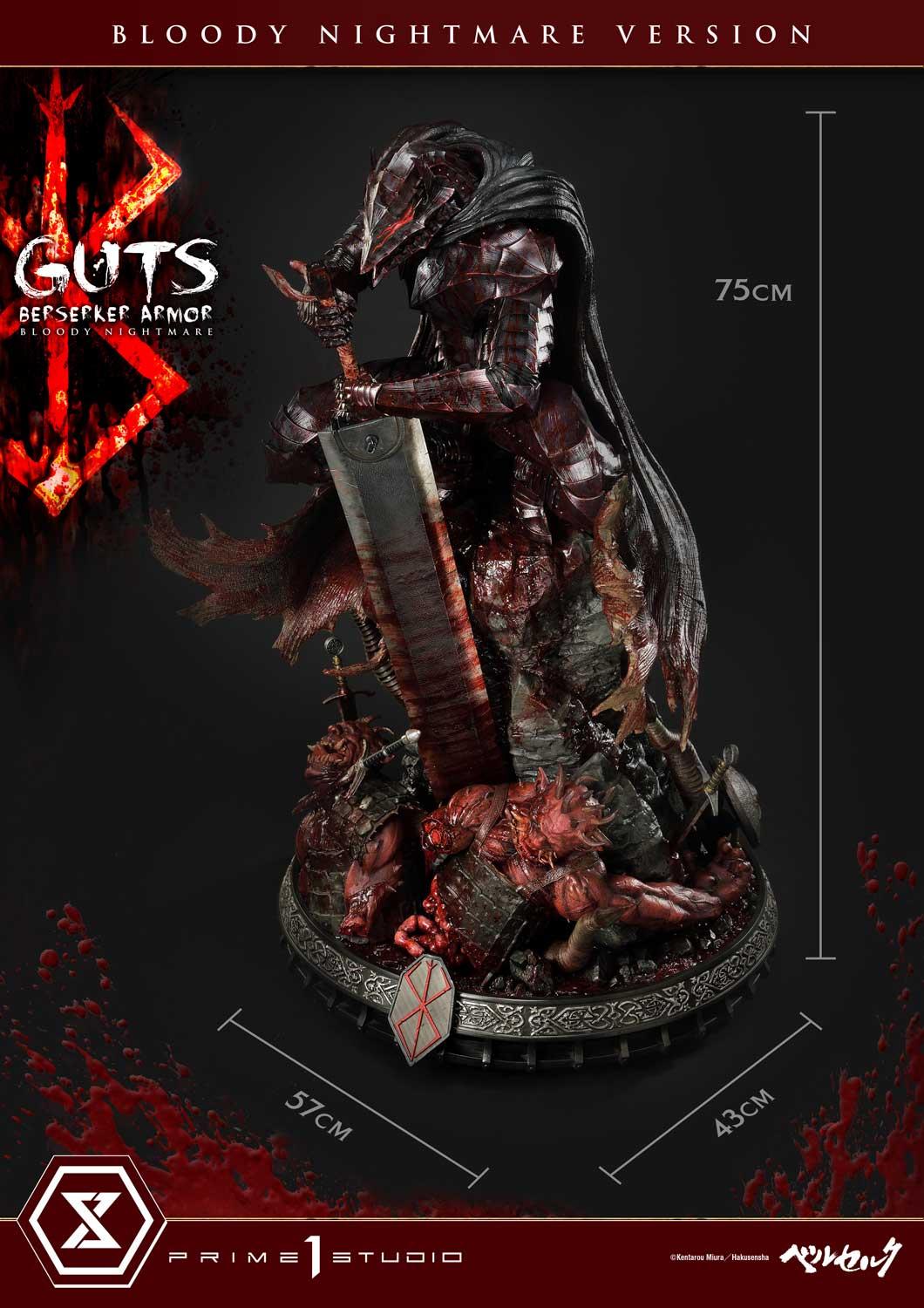 Berserk Guts Berserker Armor Bloody Nightmare Version Statue from Prime1 Studios