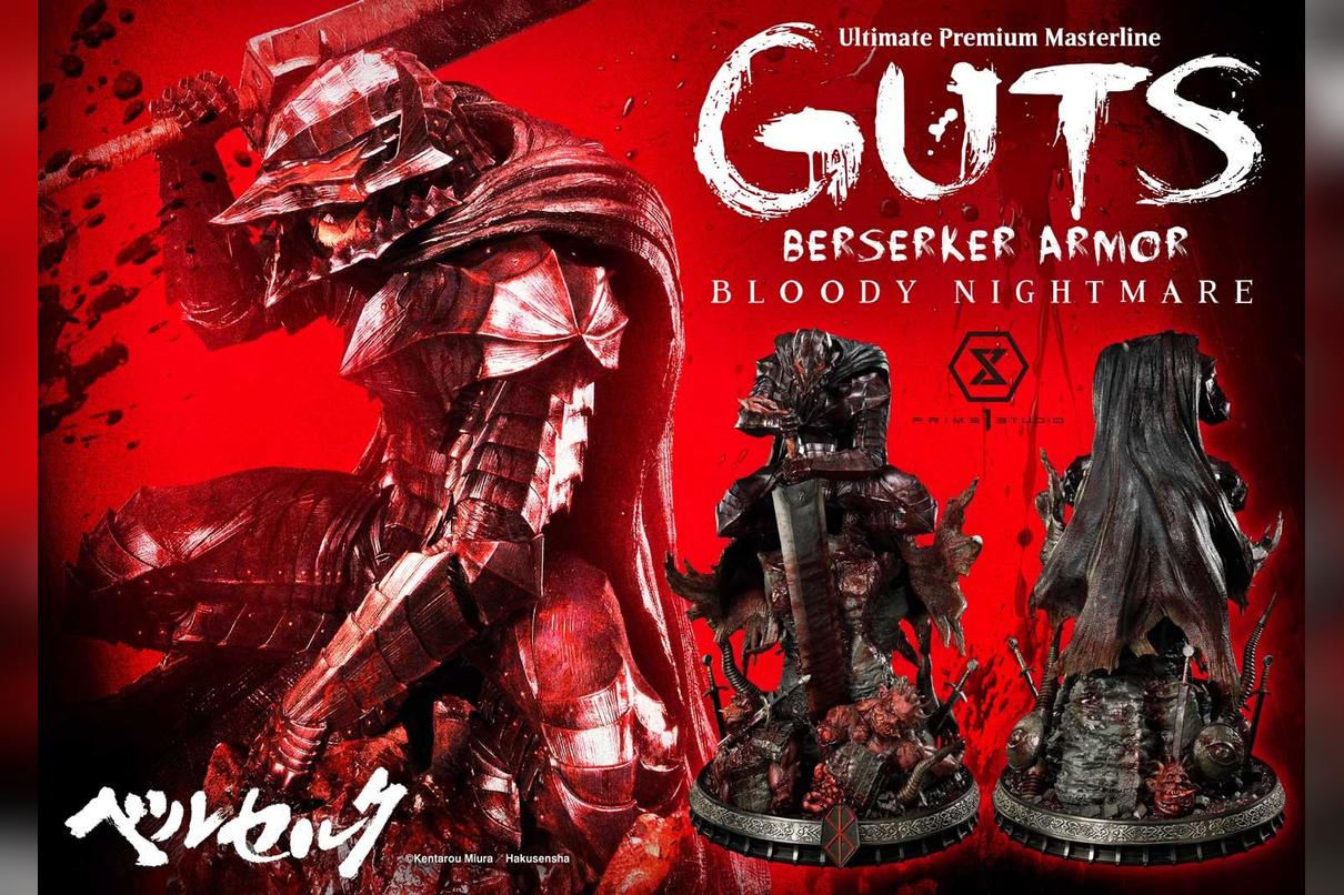 Berserk Guts Berserker Armor Bloody Nightmare Version Statue from Prime1 Studios