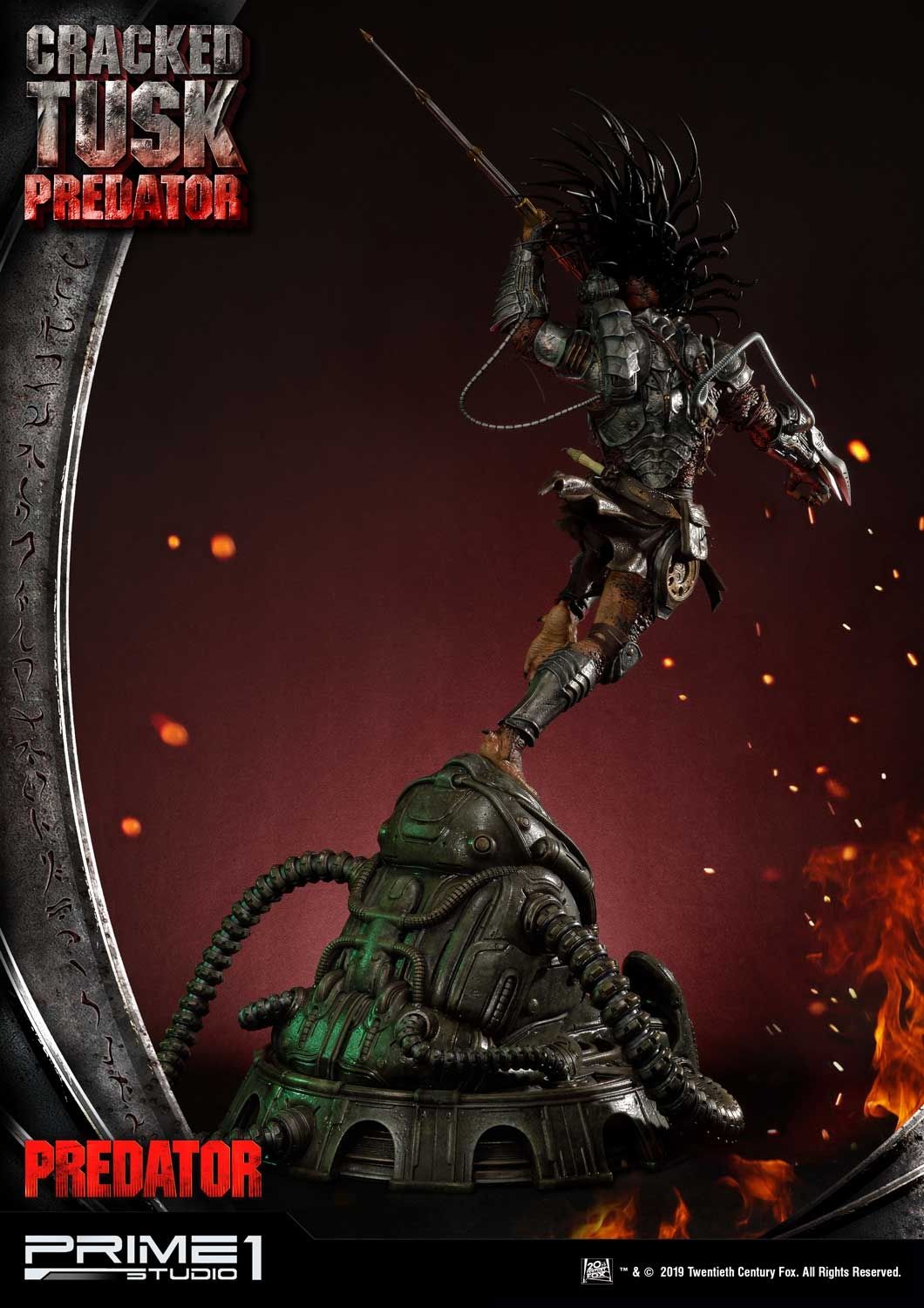 Predator (Comics) Cracked Tusk Predator Statue by Prime1 Studios