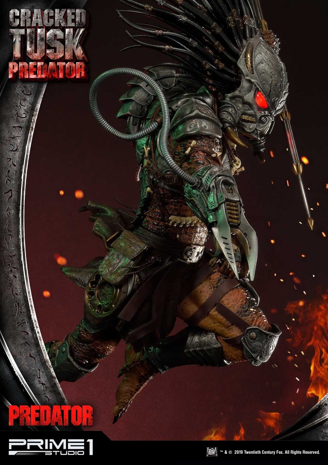 Predator (Comics) Cracked Tusk Predator Statue by Prime1 Studios