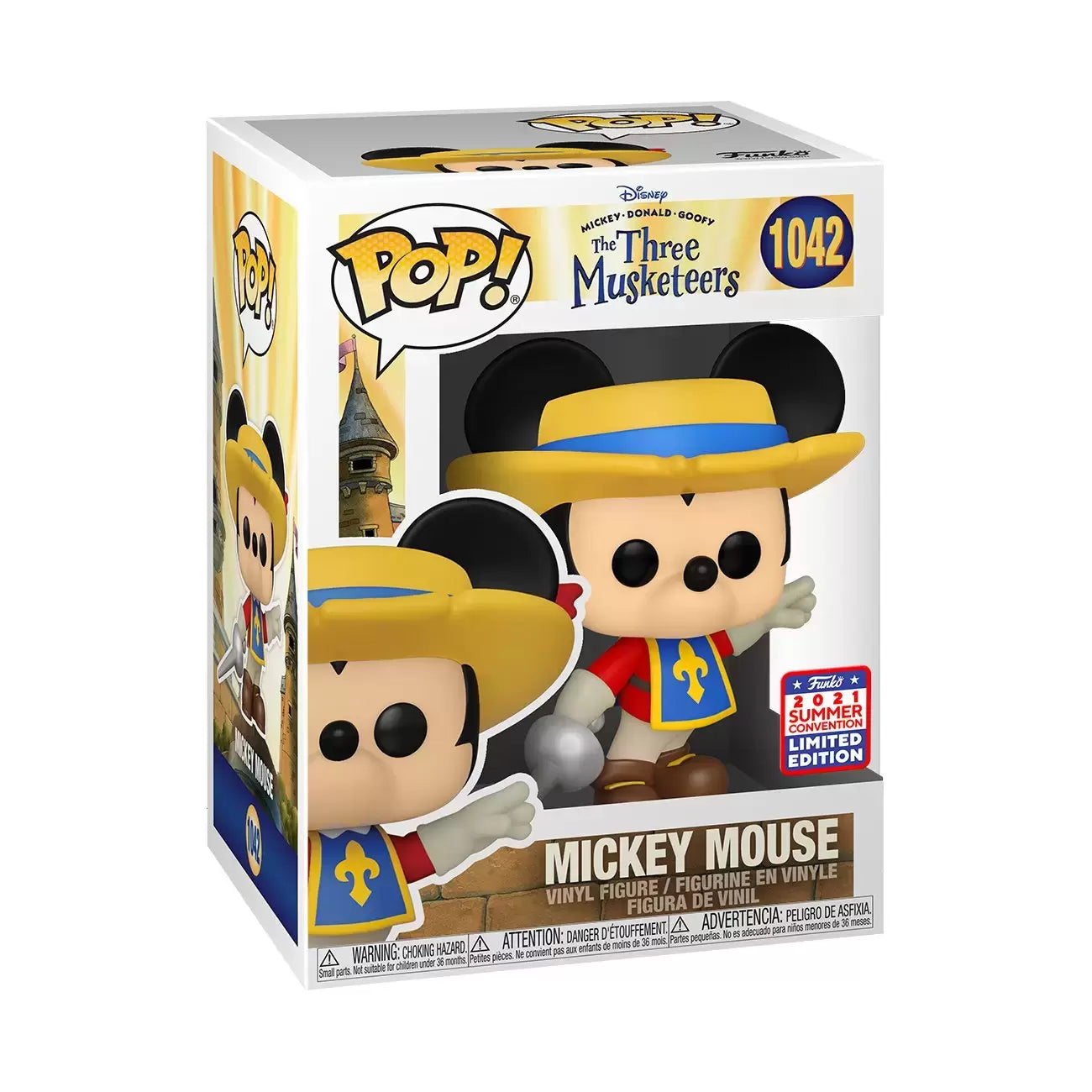 Mickey Mouse (Three Musketeers) Funko Pop!