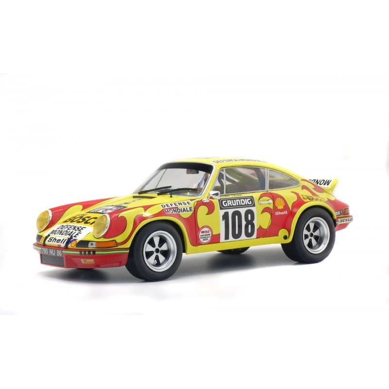 Porshe 911 RSR – Tour Auto 1973 – C.Ballot-Lena #108 1:18 Solido Die-Cast By Solido