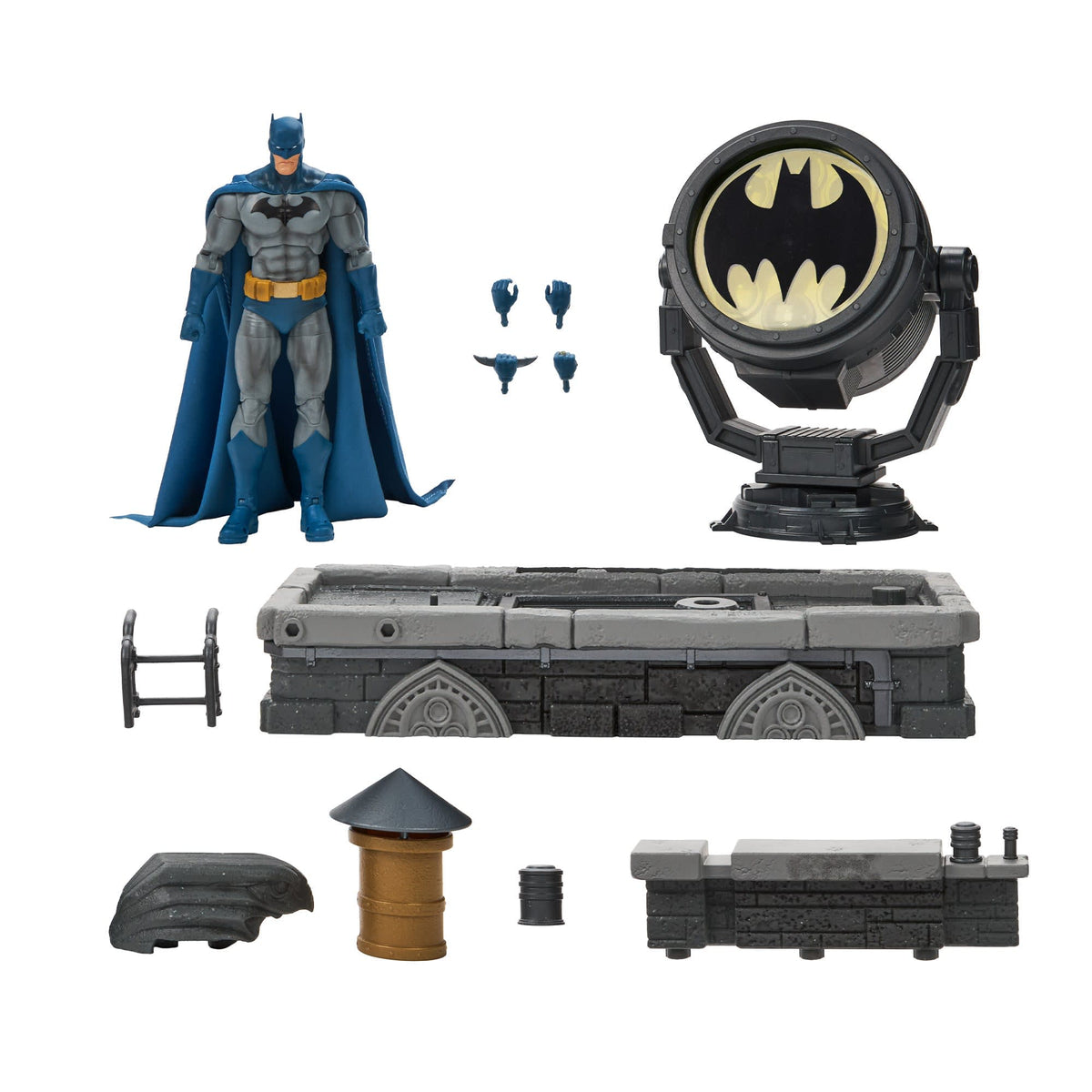 DC Premium Batman: Hush Rooftop Bat-Signal Diorama Set by Mattel