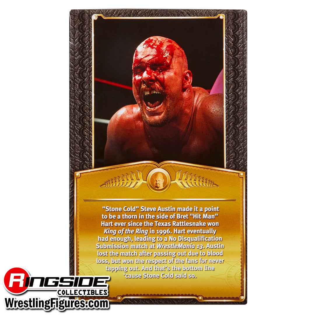 Bloody Stone Cold Steve Austin (WM13) WWE Defining Moments Ringside Exclusive Action Figure