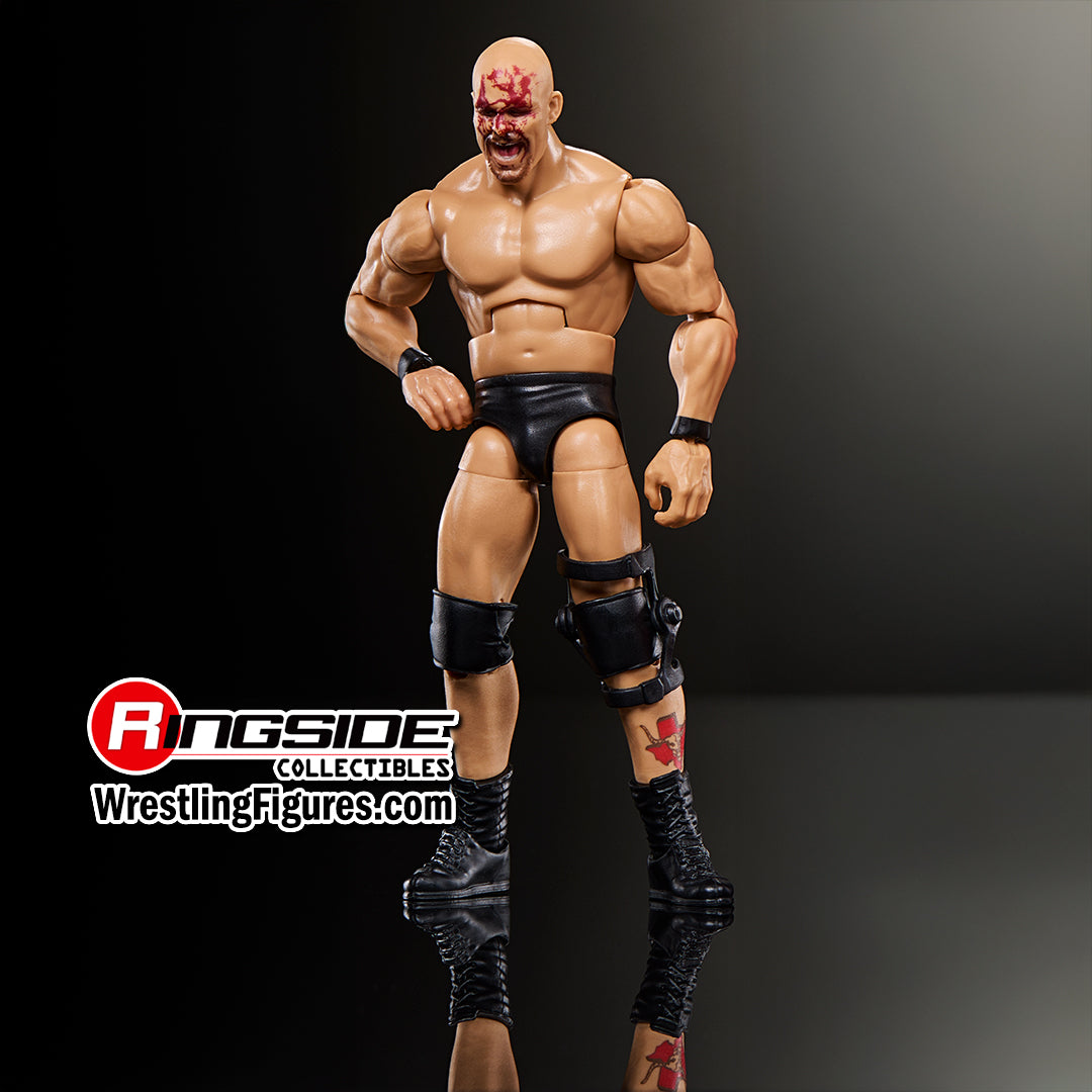 Bloody Stone Cold Steve Austin (WM13) WWE Defining Moments Ringside Exclusive Action Figure