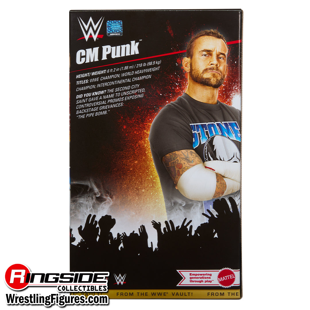 WWE (Pipe Bomb cm Punk) from The Vault Ringside Exclusive Action Figure