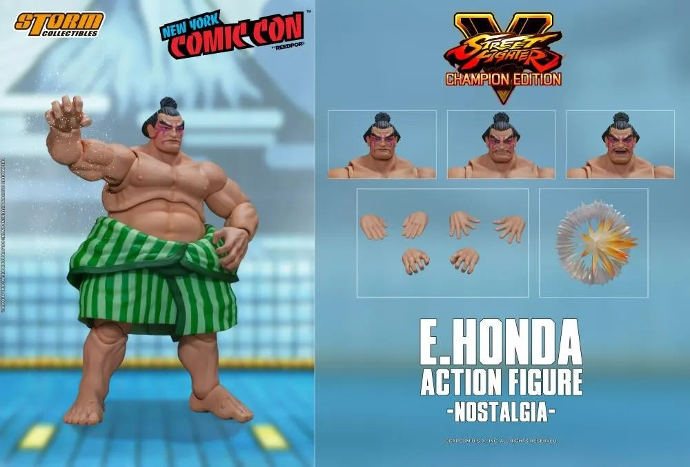 Street Fighter V E. Honda 1/12 Scale NYCC 2020 Exclusive Figure