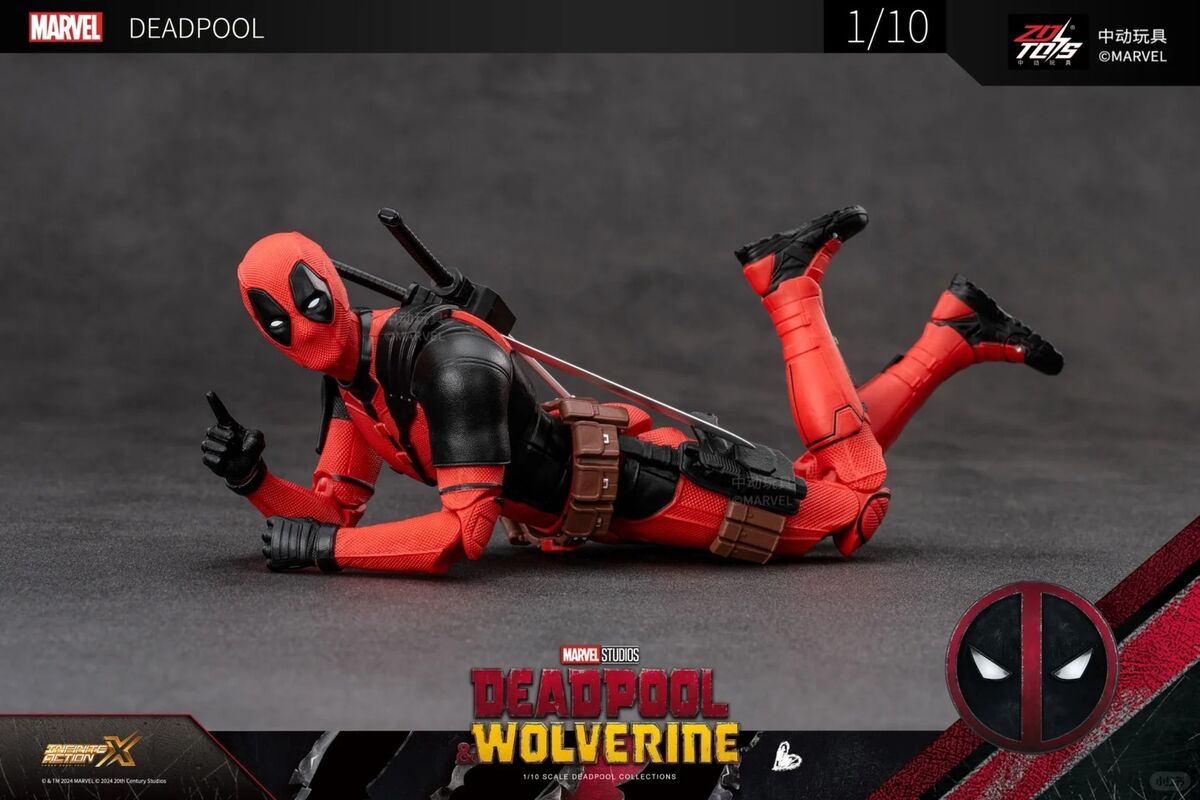 ZD Toys 1/10 Deadpool Action Figure