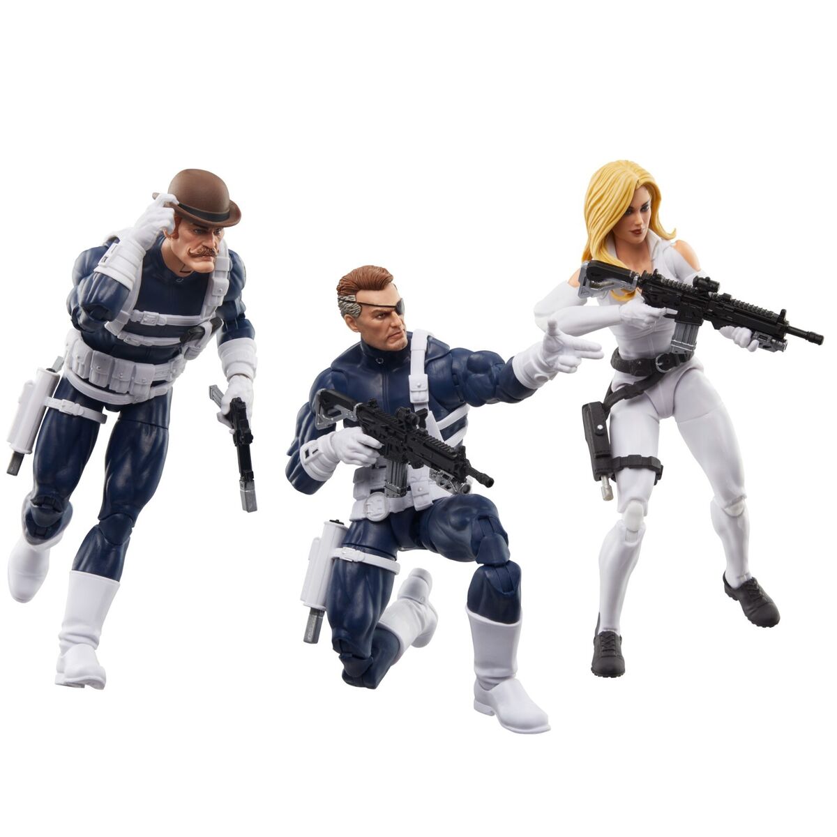 Marvel Legends Nick Fury Jr., Sharon Carter, Dum Dum Dugan Comics Action Figure