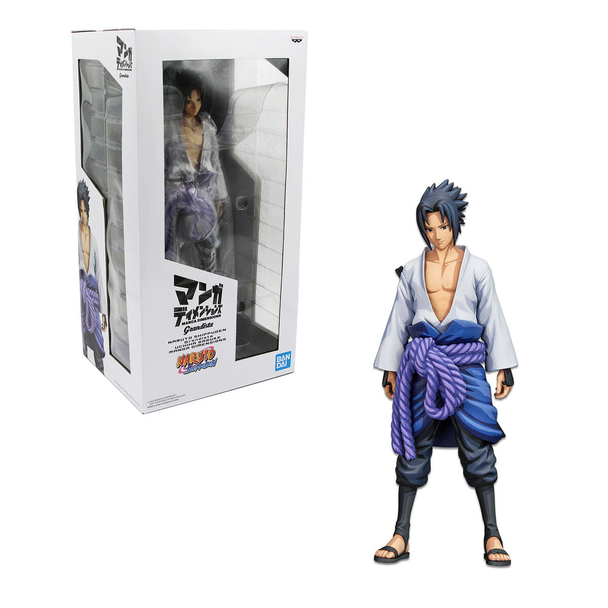 Naruto: Shippuden Sasuke Uchiha Manga Dimensions Grandista Figure