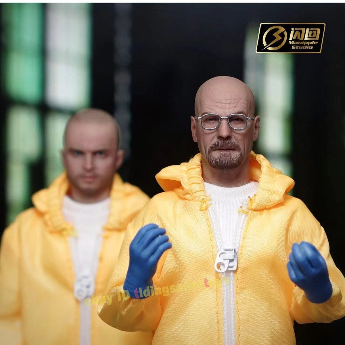 Manipple 1/12 Drug Dealer Hazmat Suit Combo (Two Pack Set)