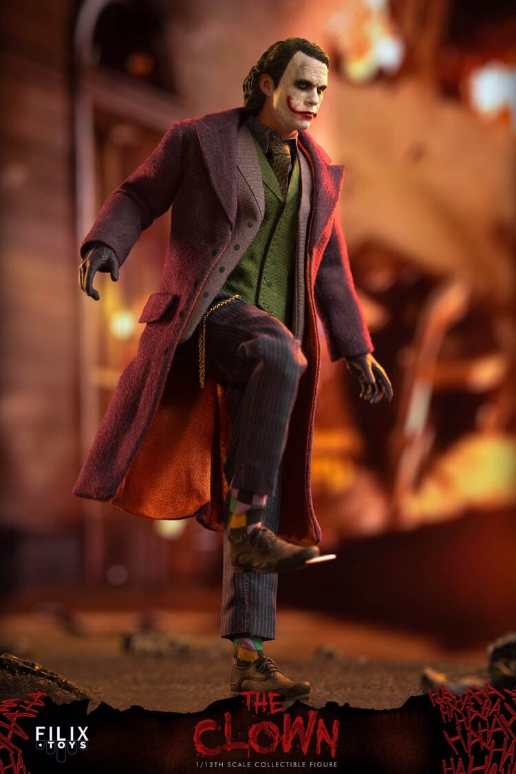 Filix Toys The Joker Heath Ledger 1/12 Scale Action Figure