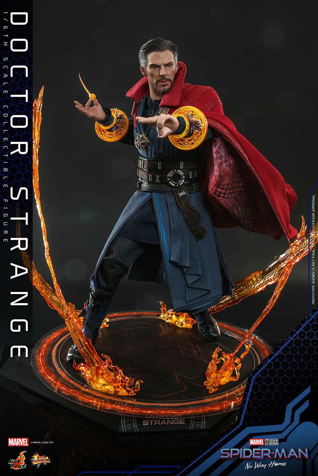 Hot Toys Spider-Man: No Way Home Dr. Strange figure