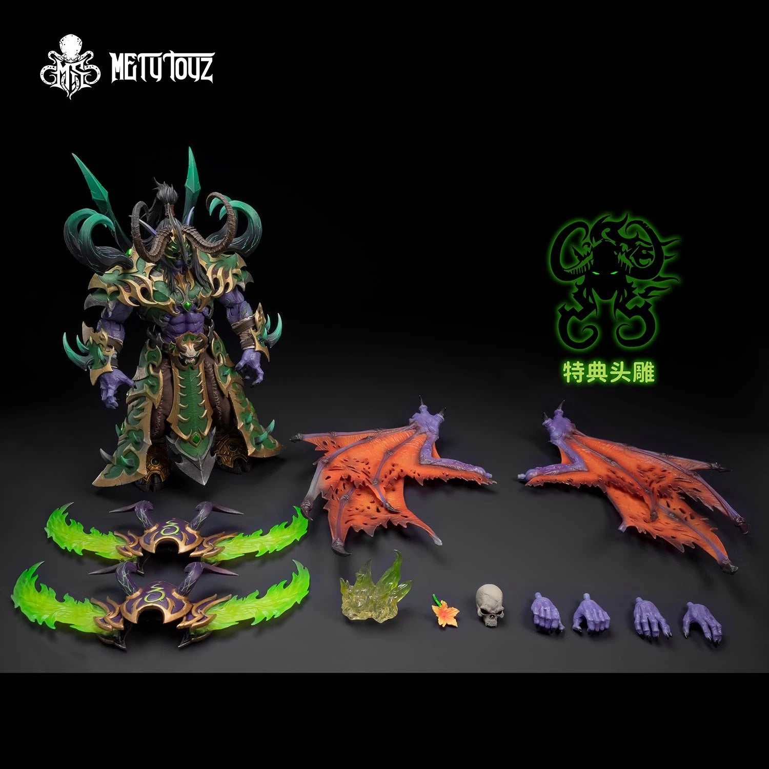 Metytoyz WF 2025 Limited Demon Hunter Illidan 1:10 Action Figure