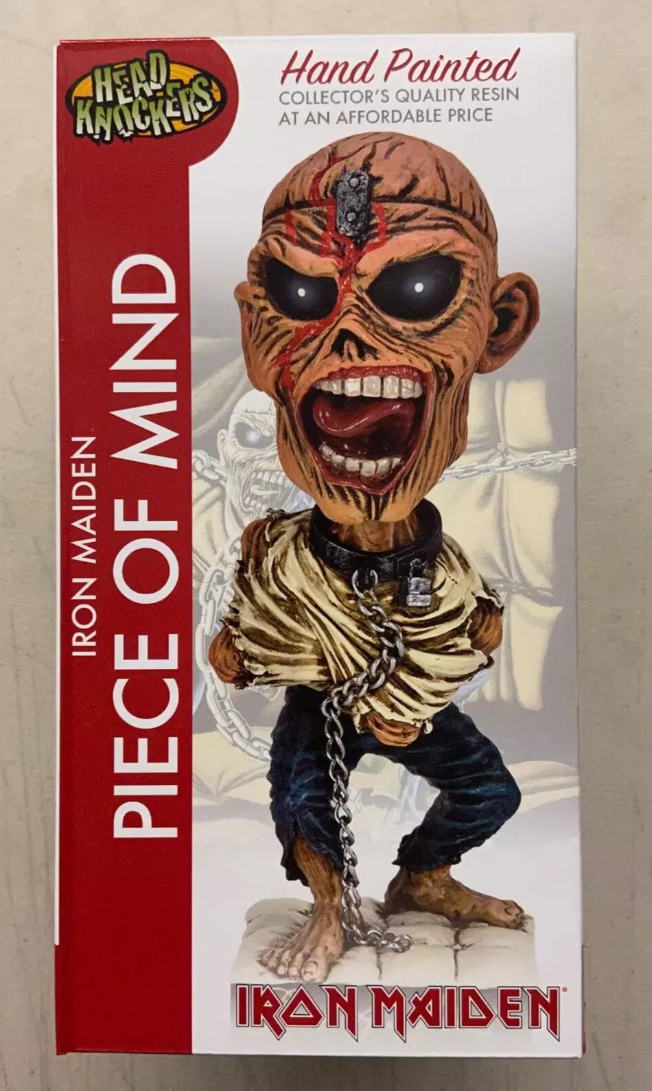 Iron Maiden Eddie (The Piece of Mind) Head Knocker by NECA