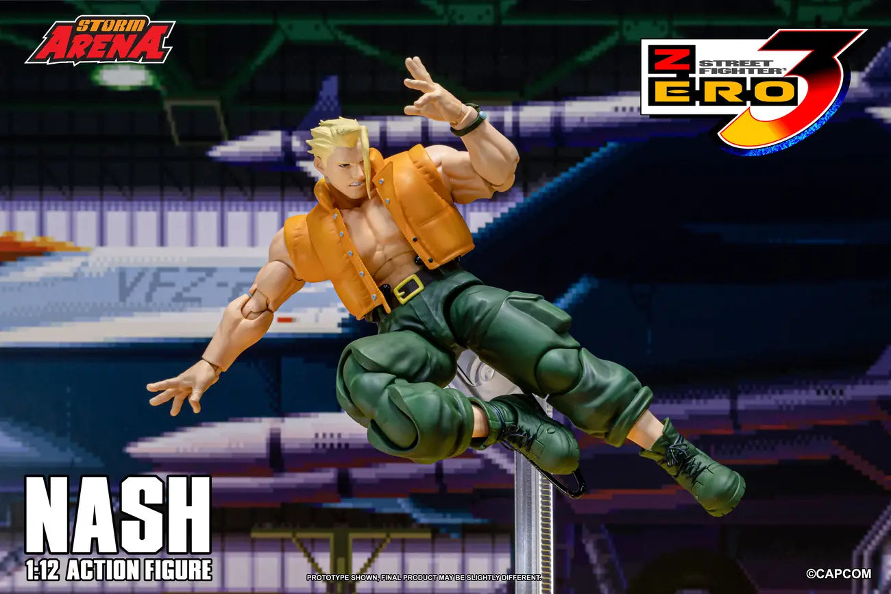 Street Fighter Alpha 3 Storm Arena Nash Action Figure