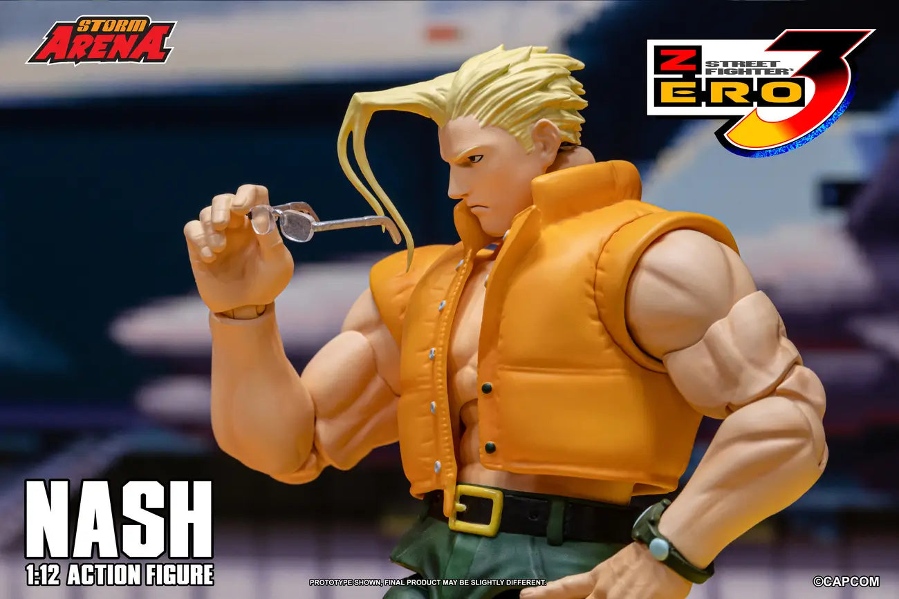 Street Fighter Alpha 3 Storm Arena Nash Action Figure