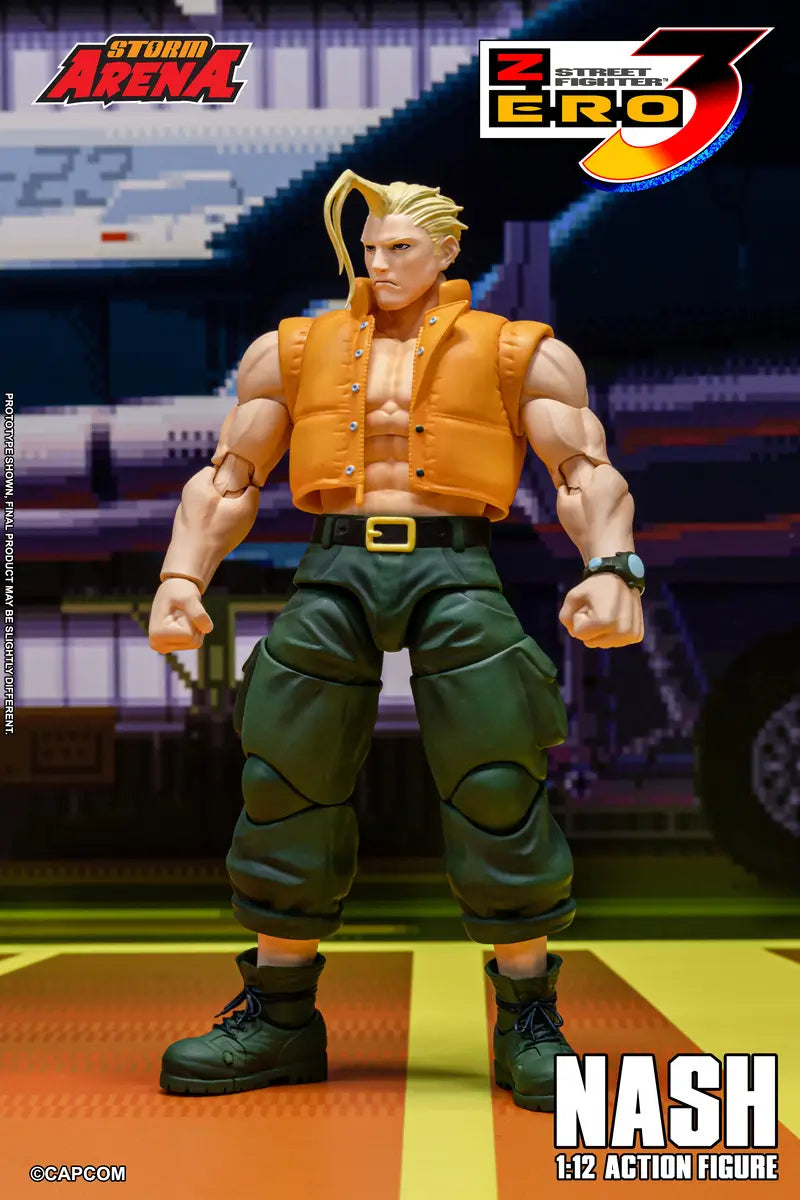Street Fighter Alpha 3 Storm Arena Nash Action Figure