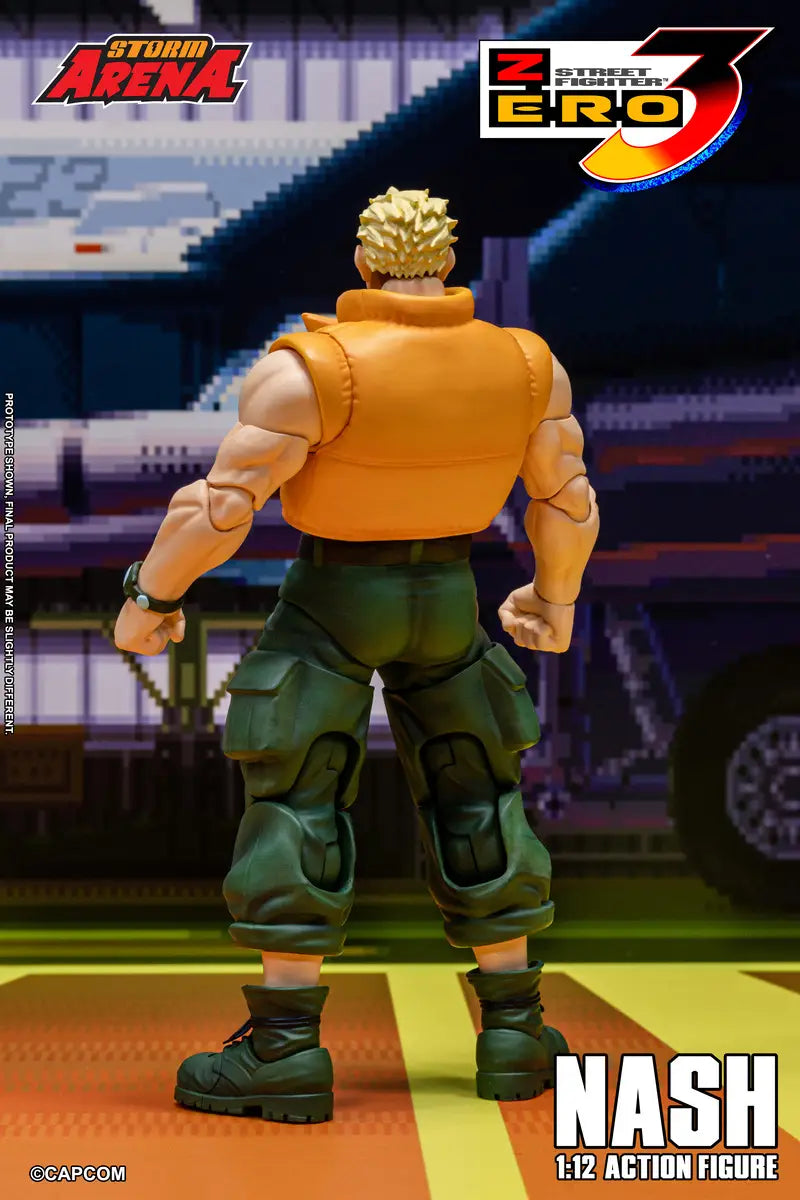 Street Fighter Alpha 3 Storm Arena Nash Action Figure