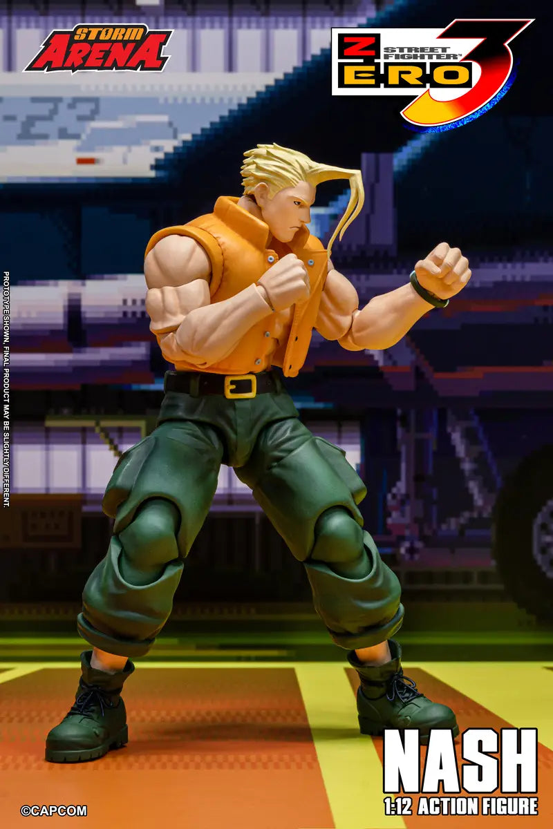 Street Fighter Alpha 3 Storm Arena Nash Action Figure