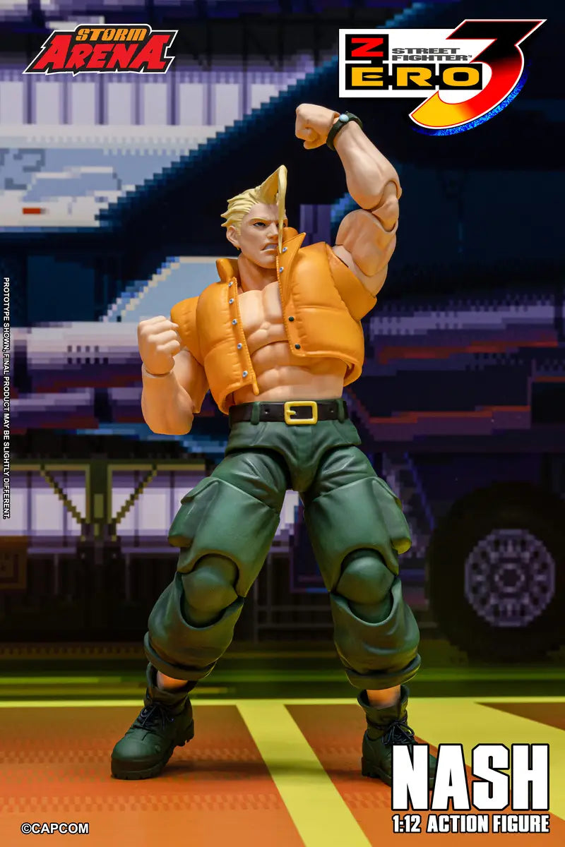 Street Fighter Alpha 3 Storm Arena Nash Action Figure