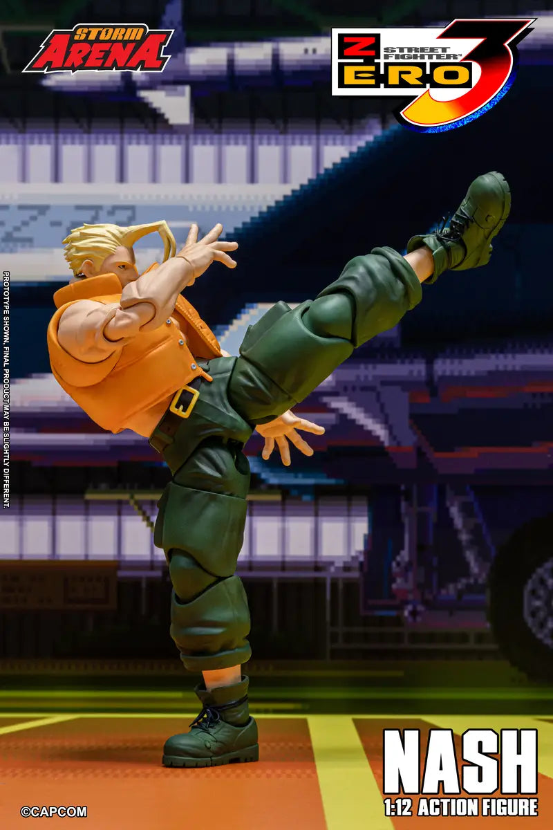 Street Fighter Alpha 3 Storm Arena Nash Action Figure