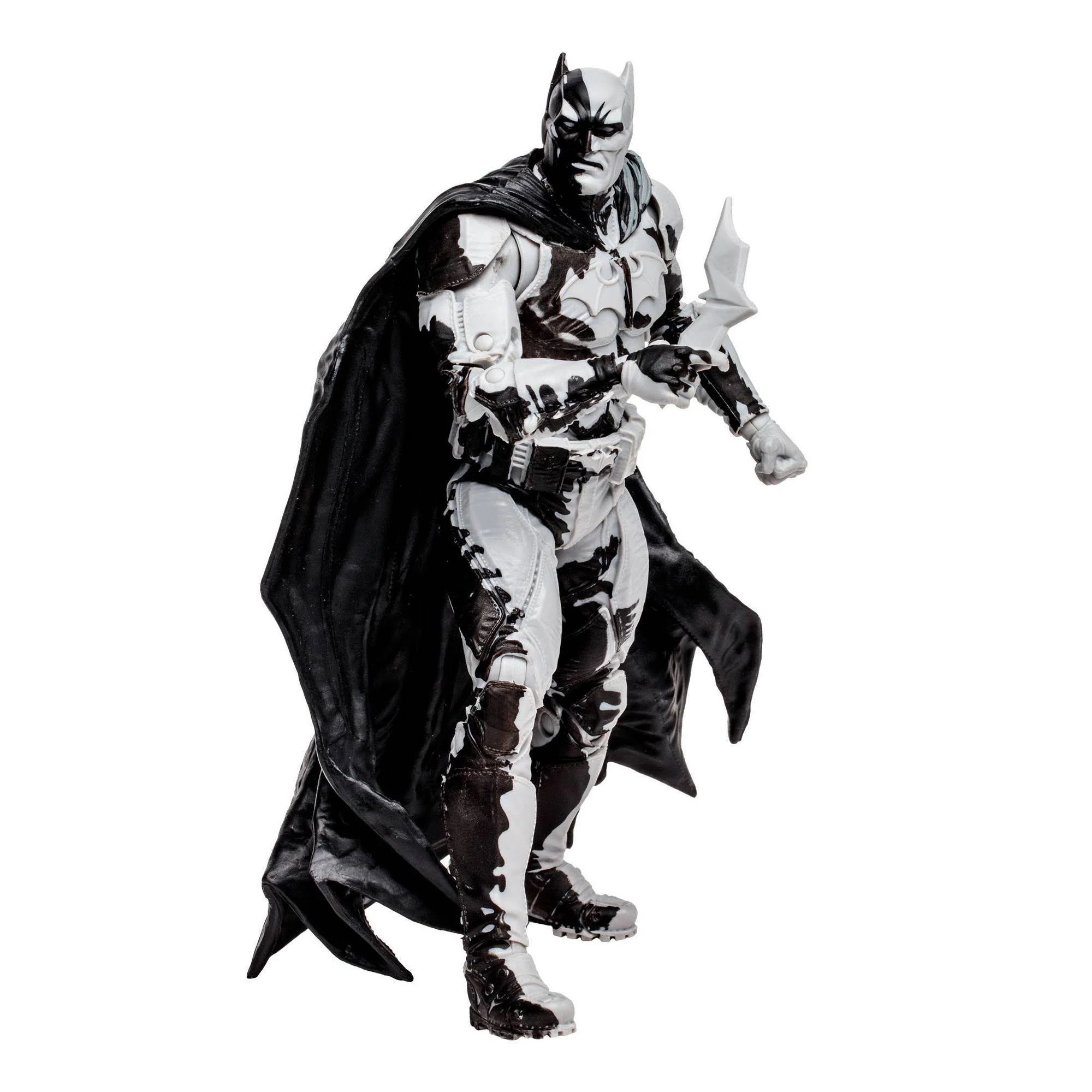 Batman Action Figure with DC Comics Black Adam Comic Book By McFarlane