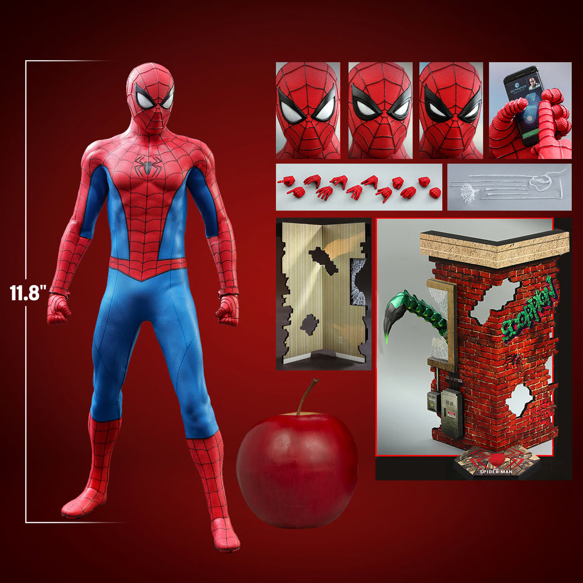 Spider-Man (Classic Suit) Sixth Scale Figure By Hot Toys