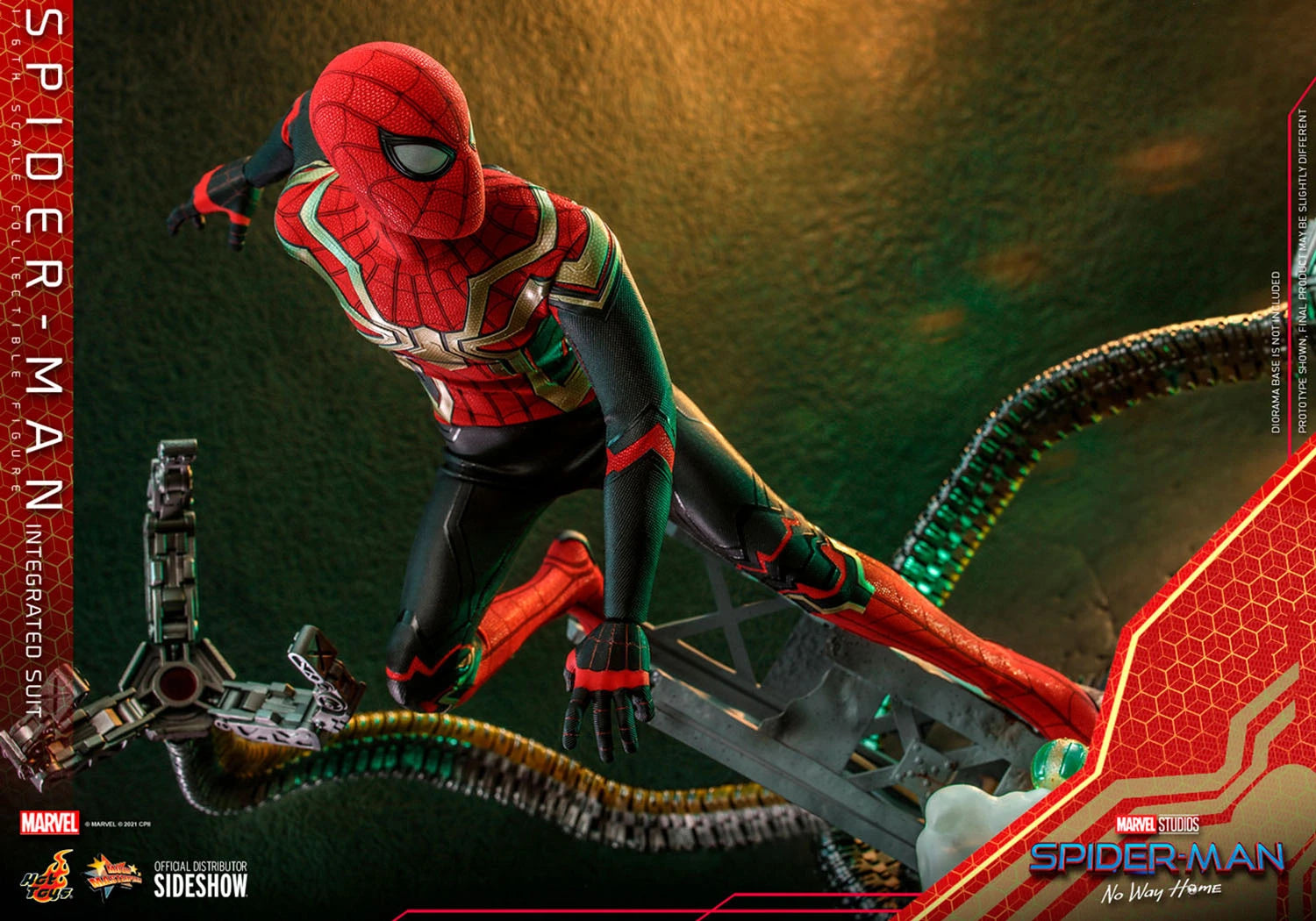 SPIDER-MAN Integrated Suit 1/6 Scale Figure By Hot Toys