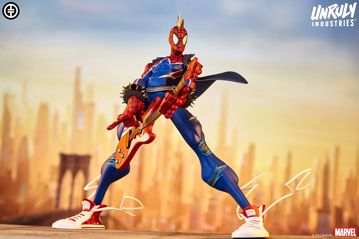 SPIDER-PUNK Designer Collectible Statue by Unruly Industries