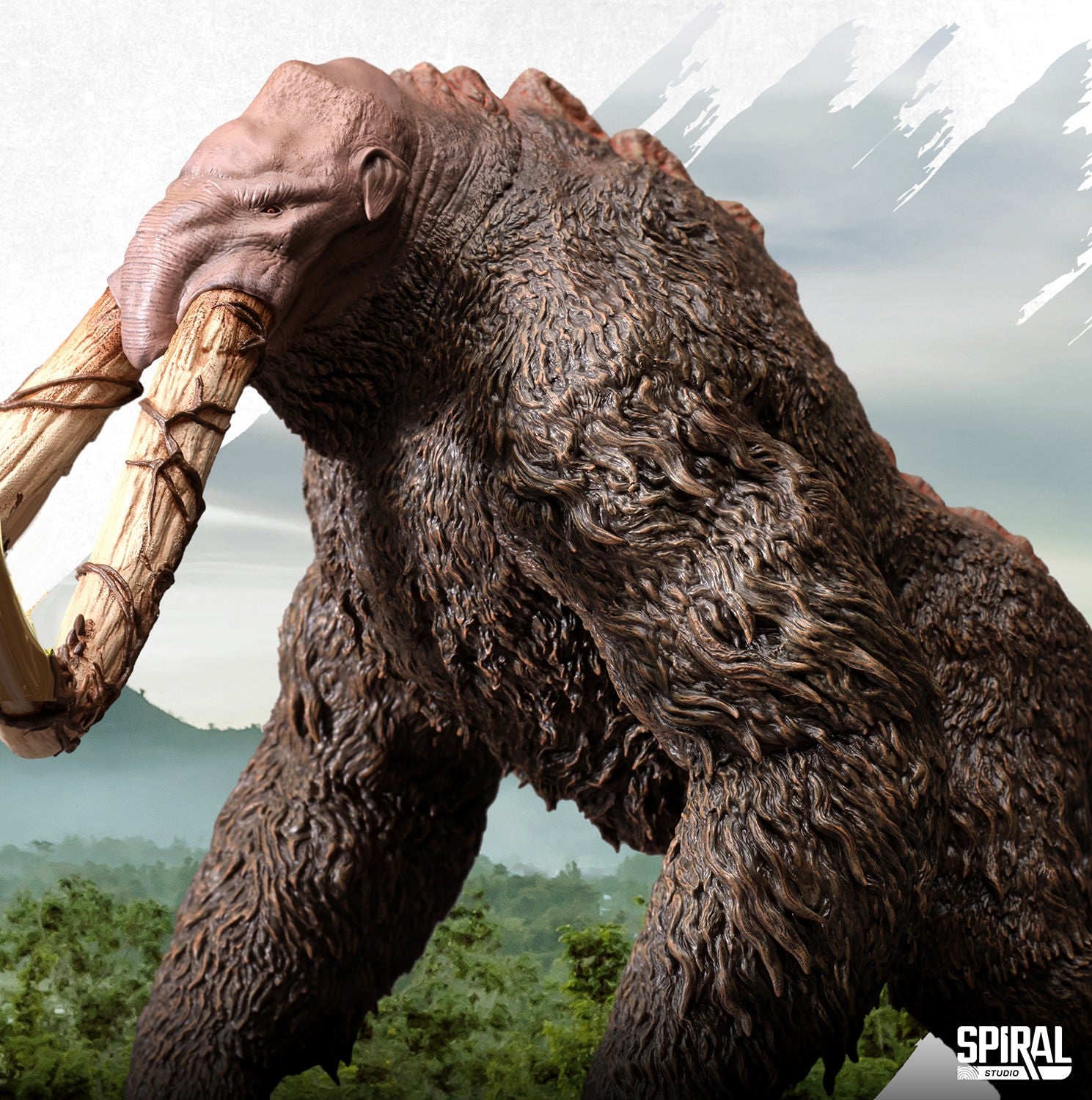 Titanus Behemoth statue by Spiral Studio