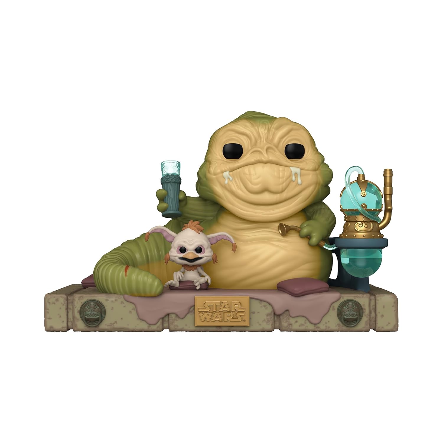 Star Wars - Return of The Jedi 40th Anniversary, Jabba The Hutt & Salacious B. Crumb Funko Pop!