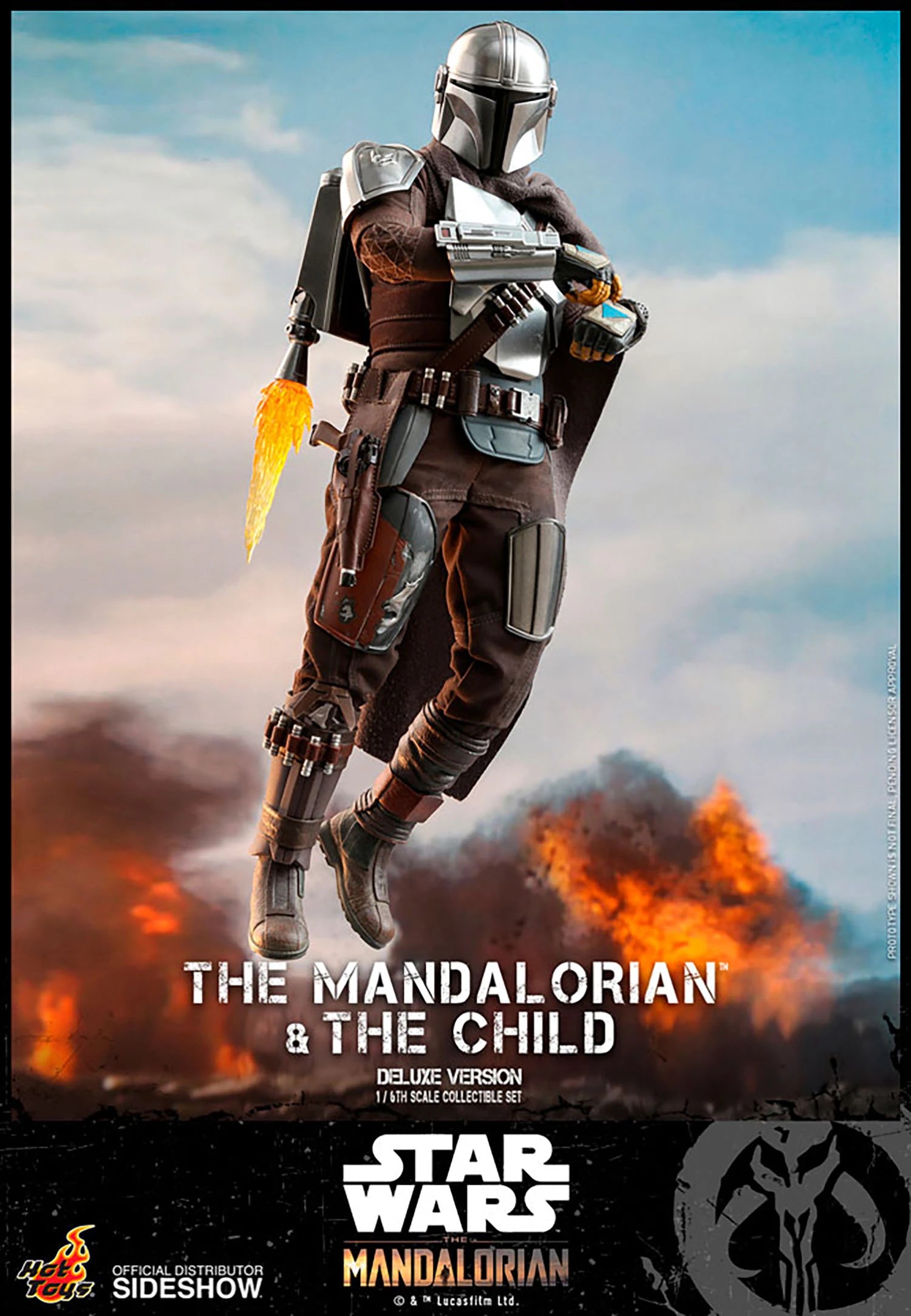 THE MANDALORIAN AND THE CHILD (DELUXE) Collectible Set By Hot Toys