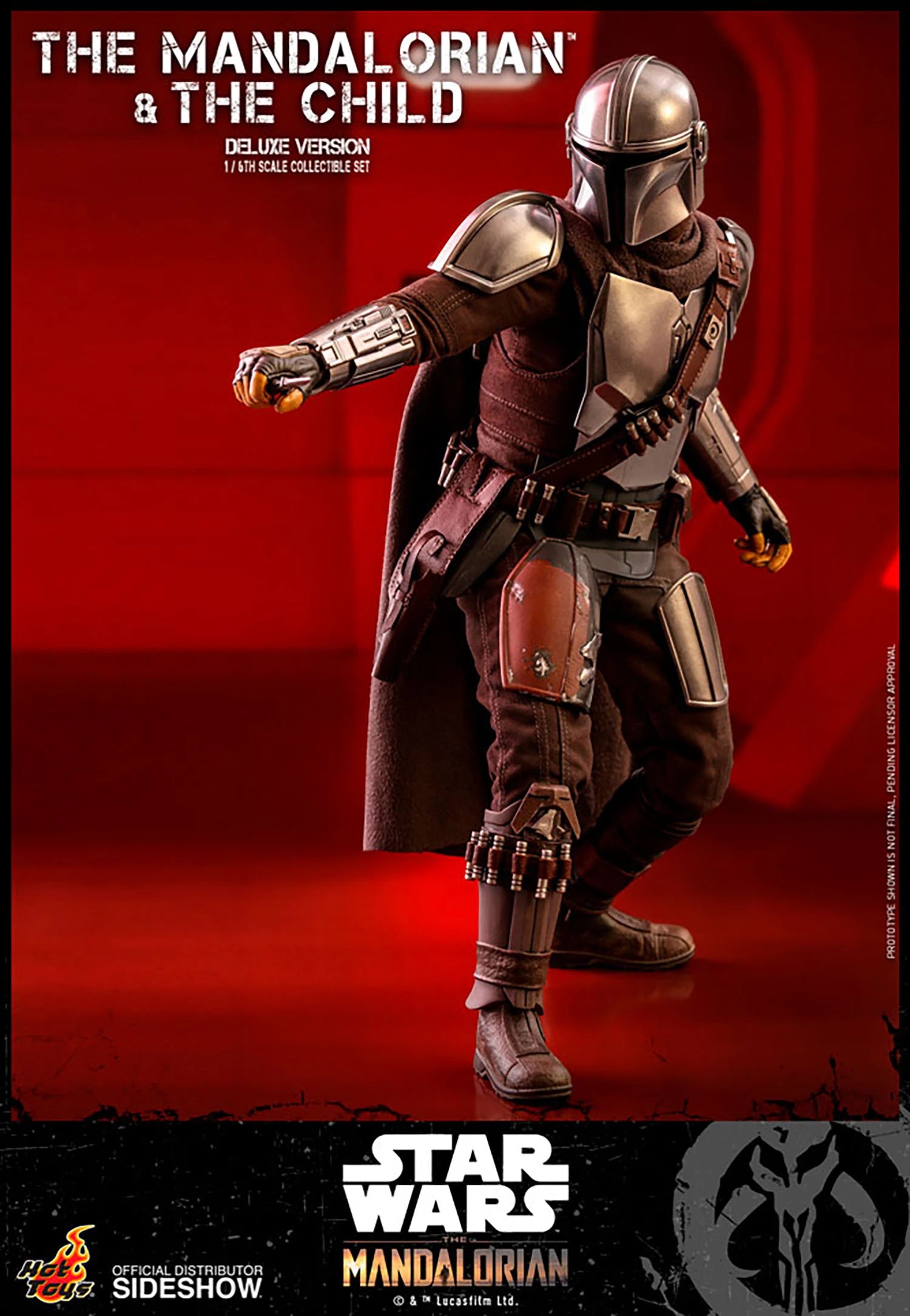 THE MANDALORIAN AND THE CHILD (DELUXE) Collectible Set By Hot Toys